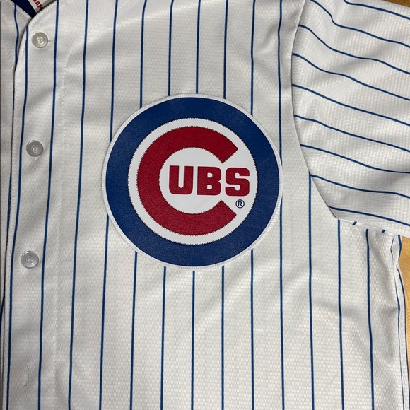 NWT Majestic Coolbase Chicago Cubs Pinstripe Jersey - Picture 3 of 10